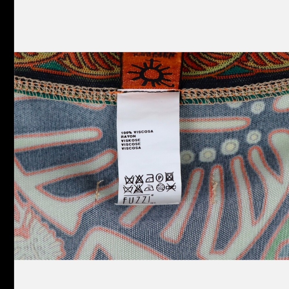 Vintage Jean Paul Gaultier Soleil Kimono Style Blouse, Multi, Size Large, EUC - Picture 9 of 10